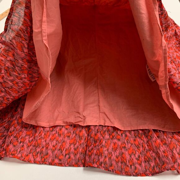 Joie Tea Rose Maxi Dress Womens S Small Red Pink Sleeveless Tiered Boho Lined - Picture 11 of 16